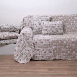 Ριχτάρι Διθέσιου Διπλής Όψεως 1564 Beige Jacquard Cotton Anna Riska (180x240) 1Τεμ