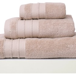 Πετσέτες Σετ Soft 2 Sand Cotton (Συσκευασία Δώρου) Anna Riska (30x50) 3Τεμ