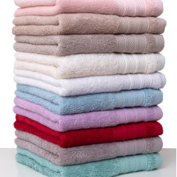 Πετσέτες Σετ Soft 10 Red Cotton (Συσκευασία Δώρου) Anna Riska (30x50) 3Τεμ