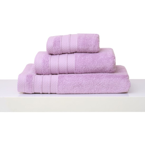Πετσέτες Σετ Soft Lilac Cotton Συσκευασία Δώρου Anna Riska (30x50) 3Τεμ