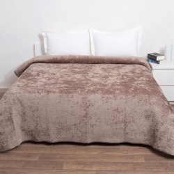 Κουβερλί Μονό Velvet Verona Beige Anna Riska (160x220) 1Τεμ