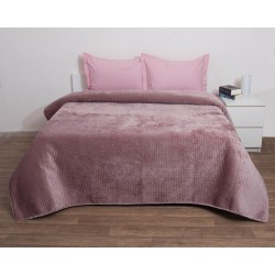 Κουβερλί Μονό Velvet Verona Blush Pink Anna Riska (160x220) 1Τεμ Κουβερλί Μονό Velvet Verona Blush Pink Anna Riska (160x220) 1Τεμ