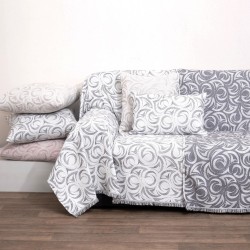 Ριχτάρι Πολυθρόνας Throws 1569 Anthracite Jacquard Cotton Anna Riska (180x180) 1Τεμ