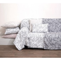 Ριχτάρι Πολυθρόνας Throws 1569 Anthracite Jacquard Cotton Anna Riska (180x180) 1Τεμ