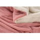 Κουβέρτα Fleece Με Sherpa Αγκαλιάς Heaven Blush Pink Anna Riska (75x90) 1Τεμ