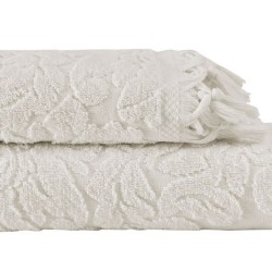 Πετσέτα Προσώπου Bath Towels Anabelle Ivory Jacquard Cotton Anna Riska (50x90) 1Τεμ