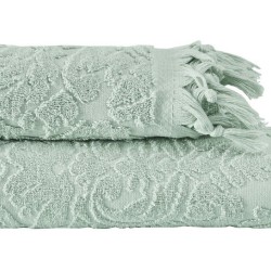 Πετσέτα Προσώπου Bath Towels Anabelle Mint Jacquard Cotton Anna Riska (50x90) 1Τεμ