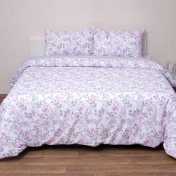 Κουβερλί Μονό Σετ Premium 5008 Grey Cotton Anna Riska (160x240) 2Τεμ