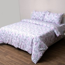Κουβερλί Μονό Σετ Premium 5008 Grey Cotton Anna Riska (160x240) 2Τεμ