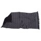 Πετσέτα Θαλάσσης Παρεό 2 Όψεων Beach Towels Serifos 6 Black Cotton Anna Riska (80x160) 1Τεμ