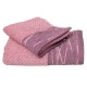 Πετσέτα Προσώπου Nefeli 3 Lilac Pink Jacquard Cotton Anna Riska (50x100) 1Τεμ