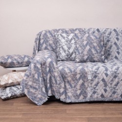 Ριχτάρι Πολυθρόνας Throws 1571 Denim Jacquard Anna Riska (180x180) 1Τεμ