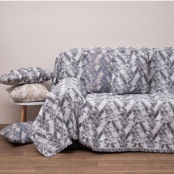 Ριχτάρι Διθέσιου Throws 1571 Anthracite Jacquard Anna Riska (180x240) 1Τεμ