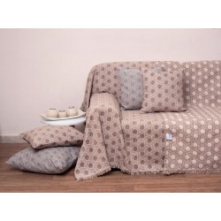 Ριχτάρι Πολυθρόνας 1450 Linen Chinille Jacquard Anna Riska (180x150) 1Τεμ