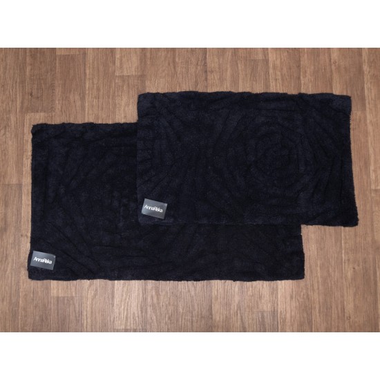 Πατάκι Μπάνιου Bathmat Rose Black Cotton Anna Riska (50x80) 1Τεμ