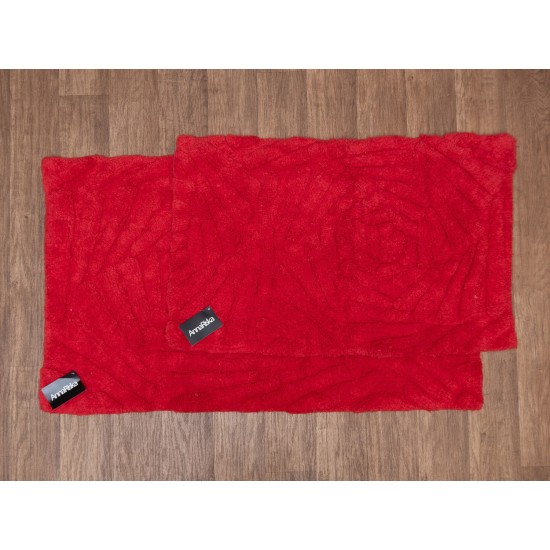 Πατάκι Μπάνιου Bathmat Rose Red Cotton Anna Riska (50x80) 1Τεμ Πατάκι Μπάνιου Bathmat Rose Red Cotton Anna Riska (50x80) 1Τεμ