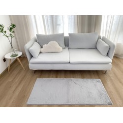 Χαλί Carpets Felicity Silver Grey Γουνάκι Anna Riska (133x190) 1Τεμ