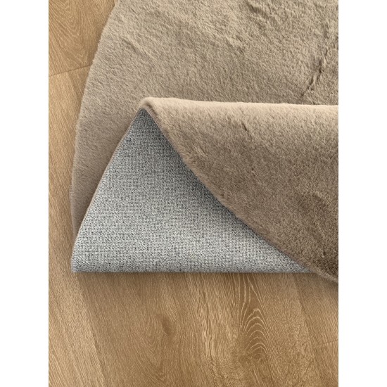 Χαλί Στρογγυλό Carpets Felicity Linen Γουνάκι Anna Riska (Ø 160) 1Τεμ