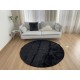Χαλί Στρογγυλό Carpets Felicity Black Γουνάκι Anna Riska (Ø 160) 1Τεμ