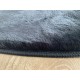 Χαλί Στρογγυλό Carpets Felicity Black Γουνάκι Anna Riska (Ø 160) 1Τεμ