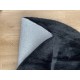 Χαλί Στρογγυλό Carpets Felicity Black Γουνάκι Anna Riska (Ø 160) 1Τεμ