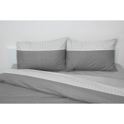 Σεντόνια Υπέρδιπλα Σετ Premium 5010 Grey Cotton Anna Riska (240x270) 4Τεμ