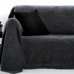 Διακοσμητικό Μαξιλάρι Pillows 1300 Dark Grey Jacquard Melange Chenille Anna Riska (42x42) 1Τεμ