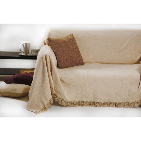 Διακοσμητικό Μαξιλάρι Pillows 1300 Sand Jacquard Melange Chenille Anna Riska (42x42) 1Τεμ