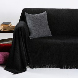 Διακοσμητικό Μαξιλάρι Pillows 1300 Black Jacquard Melange Chenille Anna Riska (42x42) 1Τεμ