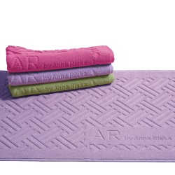 Πατάκι Μπάνιου Γεωμετρικό 8 Lilac Cotton Anna Riska (50x80) 1Τεμ