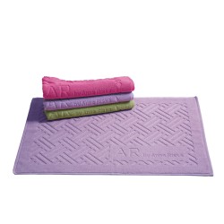 Πατάκι Μπάνιου Γεωμετρικό 7 Fuchsia Cotton Anna Riska (50x80) 1Τεμ