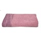 Πετσέτα Σώματος Nefeli Lilac Pink Με Κεντητό Λογότυπο Cotton Anna Riska (70x140) 1Τεμ