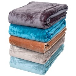 Κουβέρτα Βελουτέ King Size Velour Blankets Sand Anna Riska (240x260) 1Τεμ