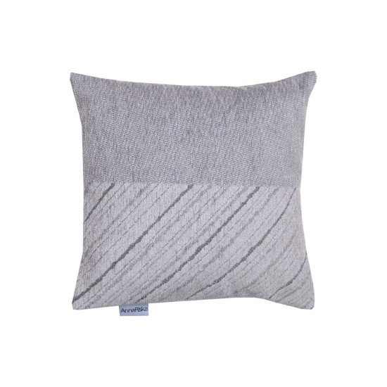 Διακοσμητικές Μαξιλαροθήκες Σετ Throws 1455 Grey Chenille Jacquard Anna Riska (42x42) 2Τεμ Διακοσμητικές Μαξιλαροθήκες Σετ Throws 1455 Grey Chenille Jacquard Anna Riska (42x42) 2Τεμ