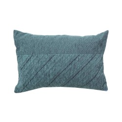 Διακοσμητικό Μαξιλάρι Throws 1455 Lake Blue Chenille Jacquard Anna Riska (32x52) 1Τεμ