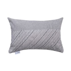 Διακοσμητικό Μαξιλάρι Throws 1455 Grey Chenille Jacquard Anna Riska (32x52) 1Τεμ