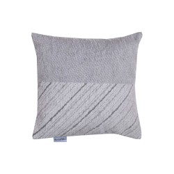 Διακοσμητικό Μαξιλάρι Throws 1455 Grey Chenille Jacquard Anna Riska (42x42) 1Τεμ