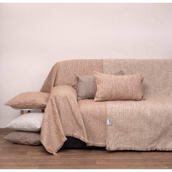 Ριχτάρι Πολυθρόνας Throws 1456 Beige Chenille Jacquard Anna Riska (180x150) 1Τεμ