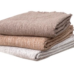 Ριχτάρι Τετραθέσιου Throws 1456 Beige Chenille Jacquard Anna Riska (180x320) 1Τεμ