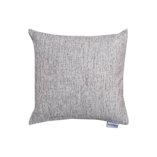 Διακοσμητικές Μαξιλαροθήκες Σετ Throws 1456 Ivory Chenille Jacquard Anna Riska (42x42) 2Τεμ