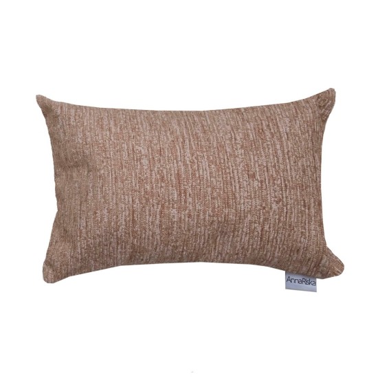 Διακοσμητικό Μαξιλάρι Throws 1456 Beige Chenille Jacquard Anna Riska (32x52) 1Τεμ