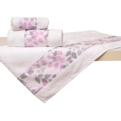 Πετσέτες Σετ Bath 5008 Grey Cotton (Σε Συσκευασία Δώρου) Anna Riska 3Τεμ