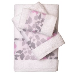 Πετσέτες Σετ Bath 5008 Grey Cotton (Σε Συσκευασία Δώρου) Anna Riska 3Τεμ