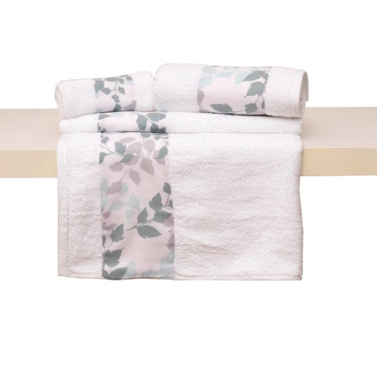 Πετσέτες Σετ Bath 5008 Mint Cotton (Σε Συσκευασία Δώρου) Anna Riska 3Τεμ