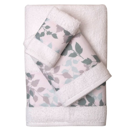 Πετσέτες Σετ Bath 5008 Mint Cotton (Σε Συσκευασία Δώρου) Anna Riska 3Τεμ