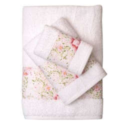Πετσέτες Σετ Bath 3002 White Cotton (Σε Συσκευασία Δώρου) Anna Riska 3Τεμ