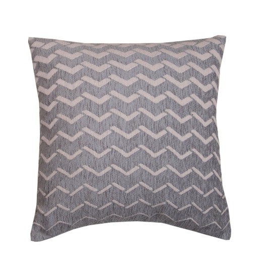 Διακοσμητικό Μαξιλάρι Throws Perla Grey Chenille Jacquard Anna Riska (42x42) 1Τεμ