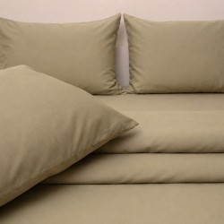 Κουβερλί Μονό Fashion 6 Khaki Green Satin Cotton Anna Riska (160x240) 1Τεμ