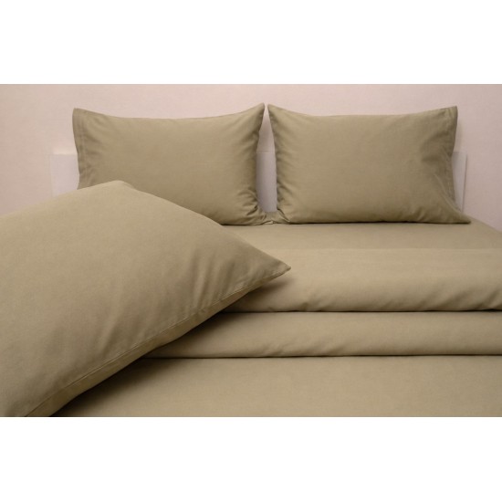 Μαξιλαροθήκες Σετ Fashion 6 Khaki Green Satin Cotton Anna Riska (50x70) 2Τεμ Μαξιλαροθήκες Σετ Fashion 6 Khaki Green Satin Cotton Anna Riska (50x70) 2Τεμ