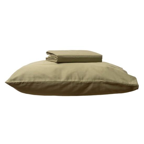 Μαξιλαροθήκες Σετ Fashion 6 Khaki Green Satin Cotton Anna Riska (50x70) 2Τεμ Μαξιλαροθήκες Σετ Fashion 6 Khaki Green Satin Cotton Anna Riska (50x70) 2Τεμ